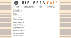 Desktop Screenshot of bibimbabcafe.com
